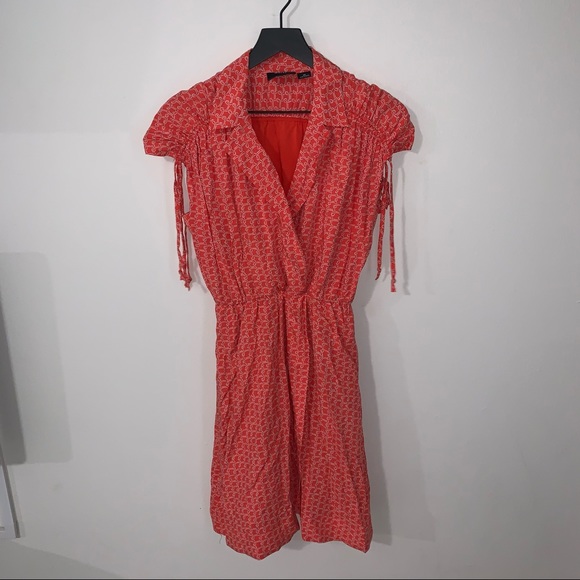 ANTHROPOLOGIE Maeve Carlotta Ruched Shirt Dress XS - Picture 5 of 15